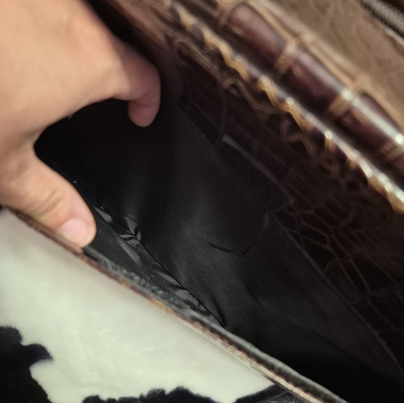 Gold &brown Sequin Laptop Bag - Picture 6 of 12